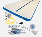HEYtex AirTrack 10x1.4m x 15cm, blauw, Ophalen, Zo goed als nieuw, Blauw, Materiaal