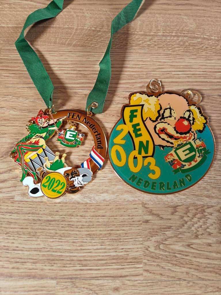 Carnaval medailles fen Nederland, Ophalen of Verzenden
