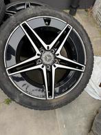Jantes AMG d’origine Mercedes + pneus hiver – Classe C 18”, Enlèvement, 18 pouces, Pneus hiver, Pneu(s)