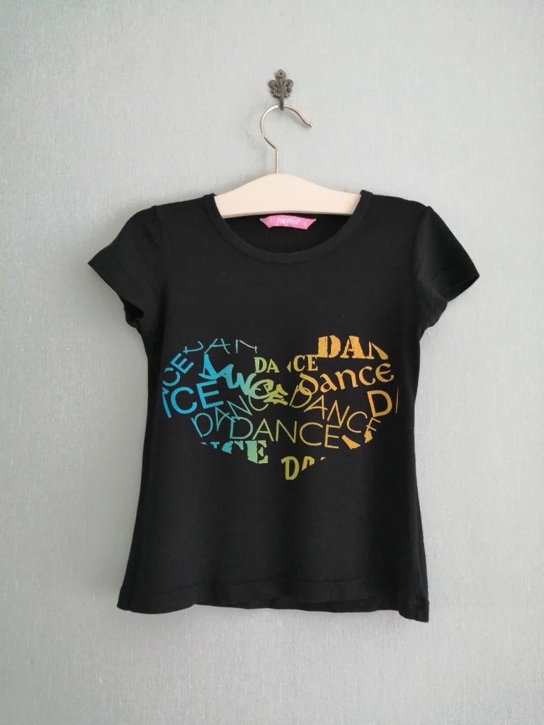 mooie t-shirt Papillon maat 6 jaar, Kinderen en Baby's, Kinderkleding | Maat 116, Gebruikt, Meisje, Ophalen of Verzenden, Shirt of Longsleeve