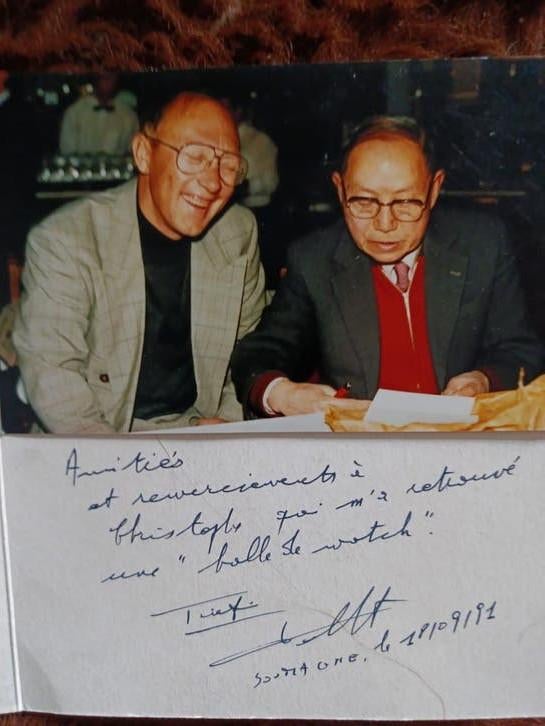 Pour collectionneur tintin dédicacé Chang et JP Talbot, Enlèvement ou Envoi, 1980 à nos jours, Comme neuf, Photo