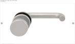 deurknop-deurklink en dubbele deurklink, Ophalen of Verzenden, Nieuw, Inox