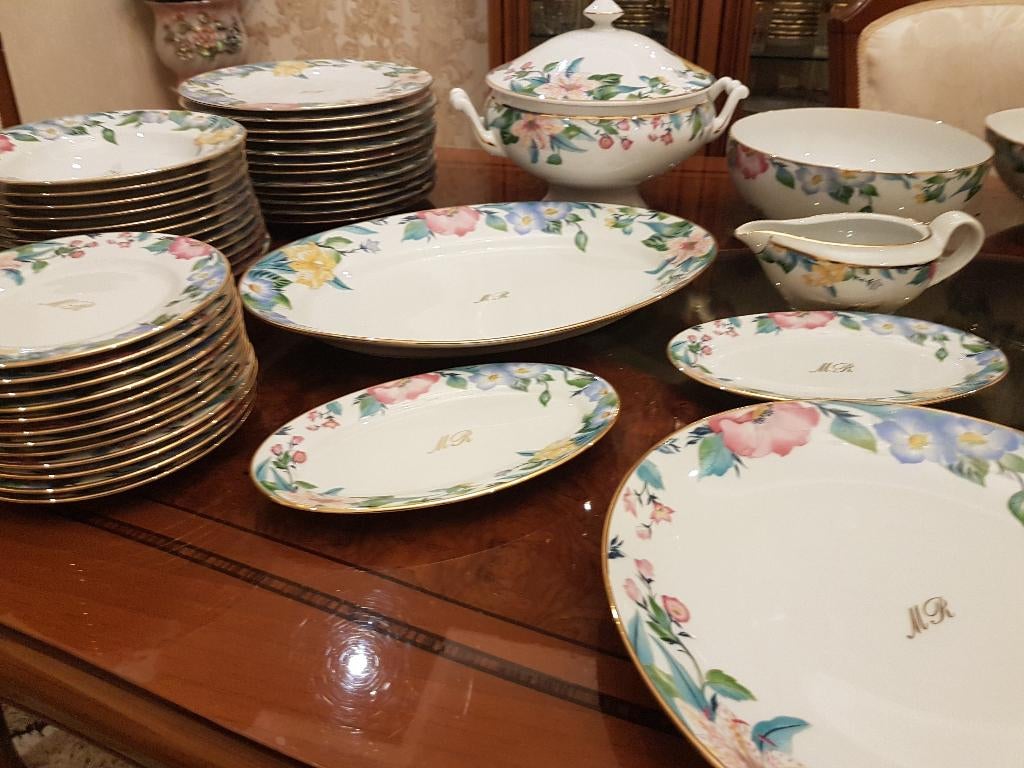 Servies Limoges 12 pers, Eet- en koffieservies, Antiek en Kunst, Ophalen
