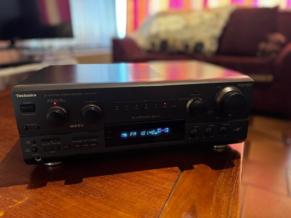 Technics stereo receiver SA-AX720, Ophalen, Zo goed als nieuw, Stereo