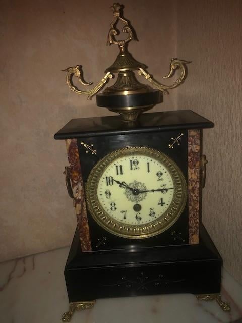 Pendule style Napoléon III, 19ème siècle, Antiquités & Art, Enlèvement ou Envoi