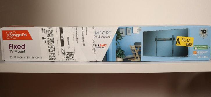 Support Mural TV Vogel's Comfort TVM 3405 Neuf, TV, Hi-fi & Vidéo, Support de télévision, Neuf, Enlèvement