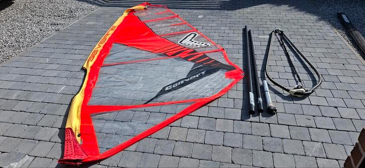 Severne convert 6.0 volledig beheer, Watersport en Boten, Windsurfen, Gebruikt, Zeil, Met draagtas, 5 tot 7 m²
