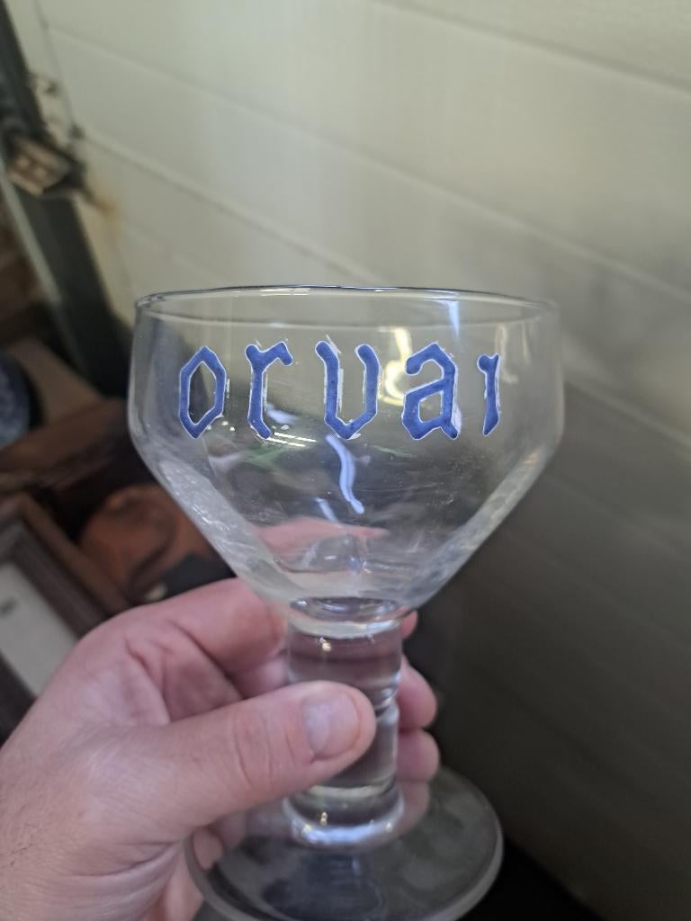 Verre orval émaillé, Collections, Marques de bière, Enlèvement