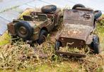 Jeeps Willy de l'armée américaine - diorama de dépotoir, Collections, Enlèvement ou Envoi, Armée de terre, Objet d'art