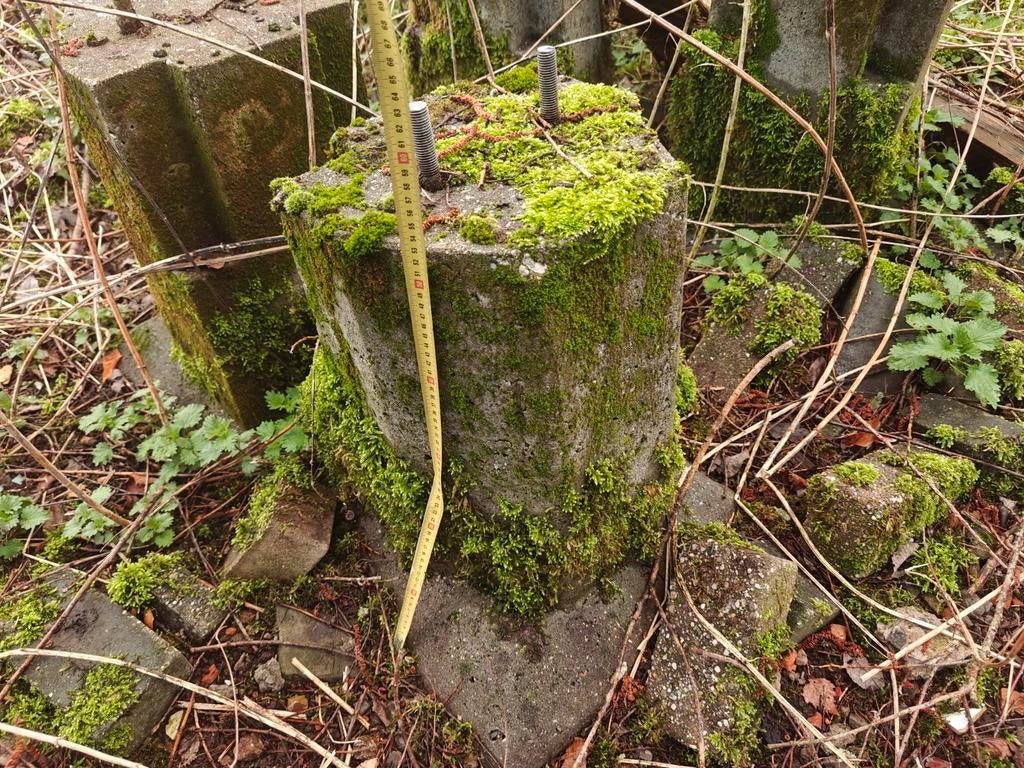 Pieds en béton épais, Enlèvement