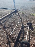 Weide sleep voor achter zitmaaier, Ophalen