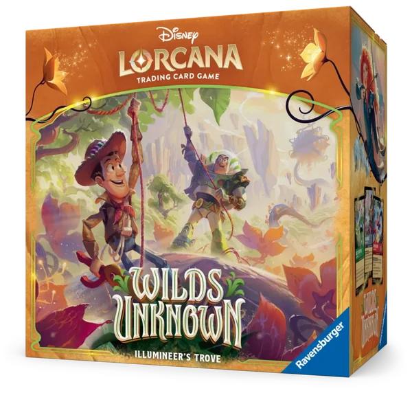 Disney Lorcana – Wilds Unknown – Illumineer’s Trove Box, Hobby en Vrije tijd, Ophalen of Verzenden, Zo goed als nieuw, Booster