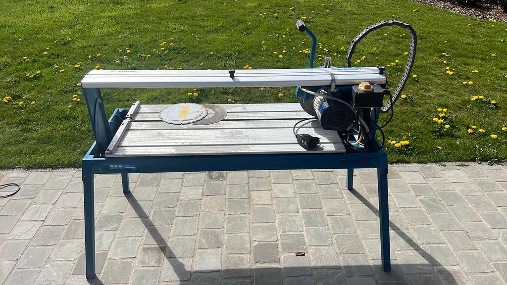Waterzaagtafel voor tegels en steen - tegelzaag, Ophalen, Gebruikt