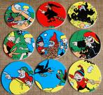 Jommeke - Op heksenjacht: 9 flippo's, Ophalen of Verzenden, Overige figuren, Zo goed als nieuw, Plaatje, Poster of Sticker