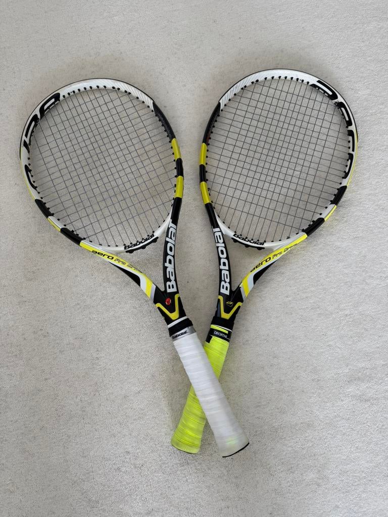 2 X Babolat aero drive, Sport en Fitness, Tennis, Ophalen, Zo goed als nieuw, Babolat