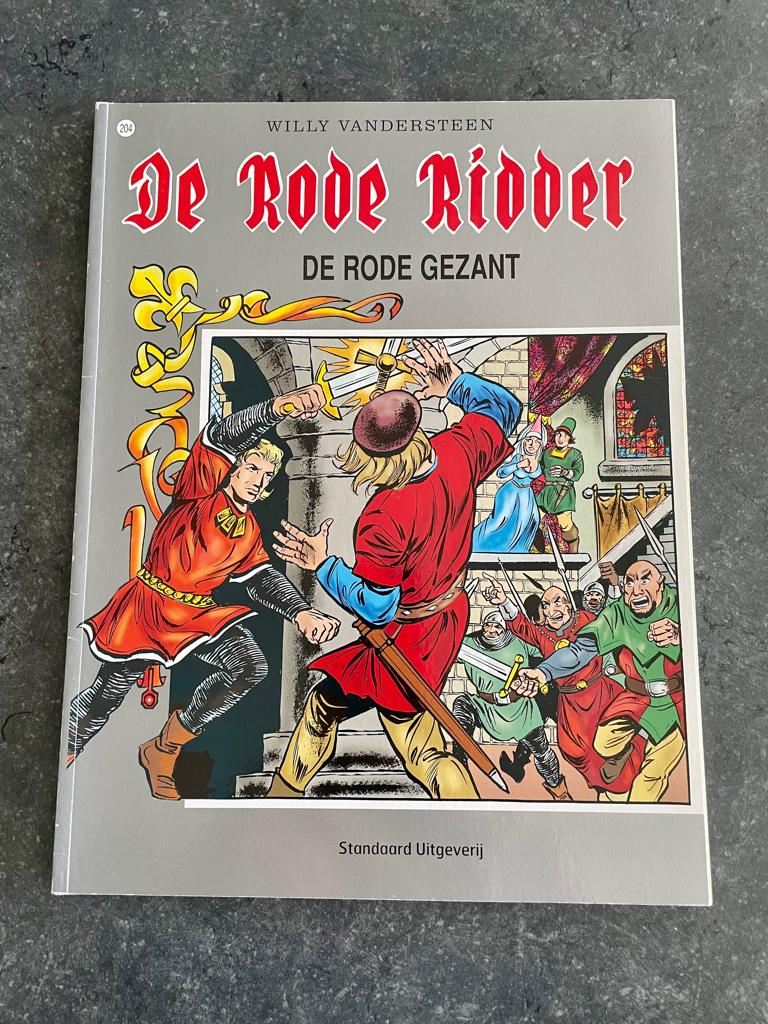 De rode ridder | 204. De rode gezant, Gelezen, Karel Biddeloo, Verzenden, Eén stripboek