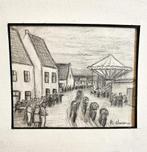 Tekening. Gaston Willemsen. Gent (1903-1989)., Antiek en Kunst, Kunst | Tekeningen en Fotografie, Ophalen