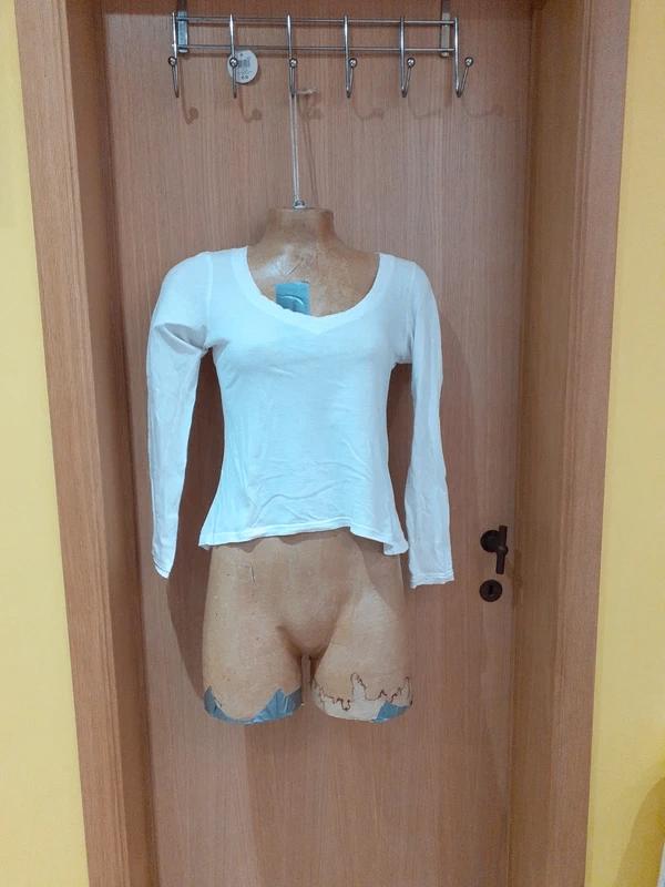 Lichtgewicht witte blouse van Zara - Maat M, Maat 38/40 (M), Ophalen of Verzenden, Gedragen, Wit