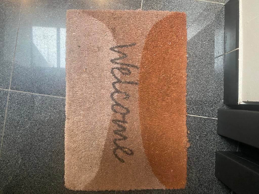 Deurmat ‘welcome’ 40x60cm, Tuin en Terras, Ophalen, Gebruikt, Schoonloopmat, Kokos