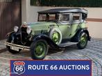 Ford Model A Phaeton Cabriolet | 1930 | Route 66 Auctions, Auto's, Zwart, Bedrijf, Handgeschakeld, Overige carrosserie
