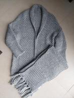 Nieuwe gebreide vest en sjaal van Hampton Bays (40), Neuf, Taille 38/40 (M), Gris, Enlèvement