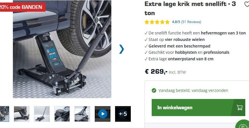cric avec élévateur express 3 tonnes NEUF DANS SA BOÎTE, Autos : Divers, Prises, Enlèvement, Neuf, Manuel, Cric de garage