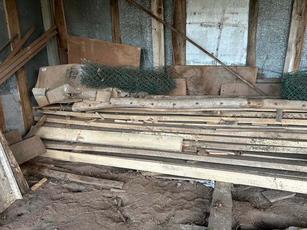 Houten planken, Doe-het-zelf en Bouw, Hout en Planken, Ophalen, Eiken, Zo goed als nieuw, Plank