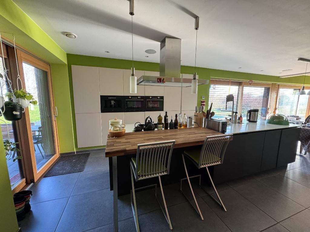 Grande cuisine équipée avec îlot - URGENT, Sans poignée, Enlèvement, Utilisé, Cuisine à paroi simple