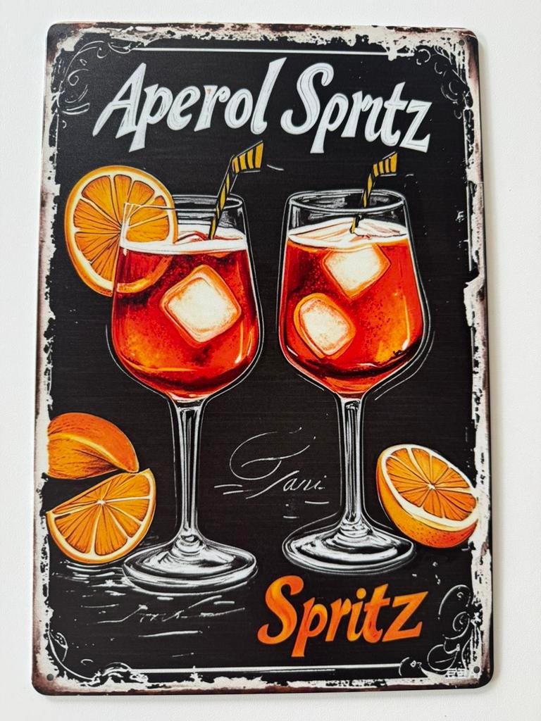 Metalen reclamebord Aperol, Ophalen of Verzenden, Nieuw, Reclamebord