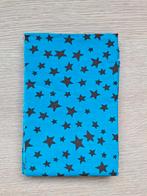 Katoen blauw met bruine sterren, Hobby & Loisirs créatifs, Tissus & Chiffons, Enlèvement ou Envoi, Neuf, Bleu, Coton