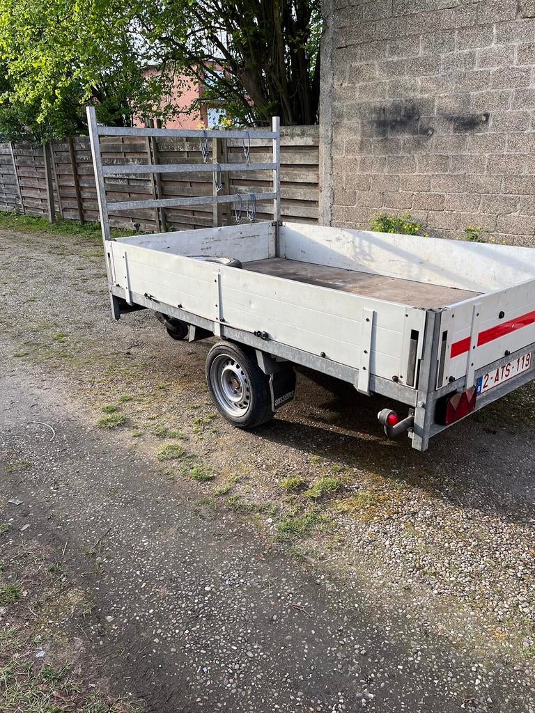 Essieu unique Anssems 1300 kg, freiné, Enlèvement, Comme neuf