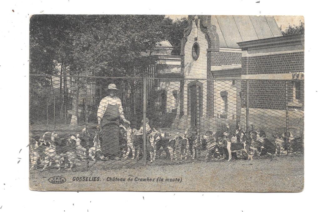 Gosselies NA97: Château de Crawhez. La Meute, Collections, Cartes postales | Belgique, Envoi, 1920 à 1940, Non affranchie, Hainaut