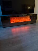 Meuble TV, Maison & Meubles, Armoires | Mobilier de télévision, Enlèvement, Comme neuf, Verre, 200 cm ou plus