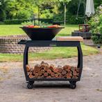 Plancha BBQ Big Jack 3.0 Blackline met 80cm bakplaat Nieuw, Tuin en Terras, Houtskoolbarbecues, Ophalen of Verzenden, Nieuw, RJRoyal Living
