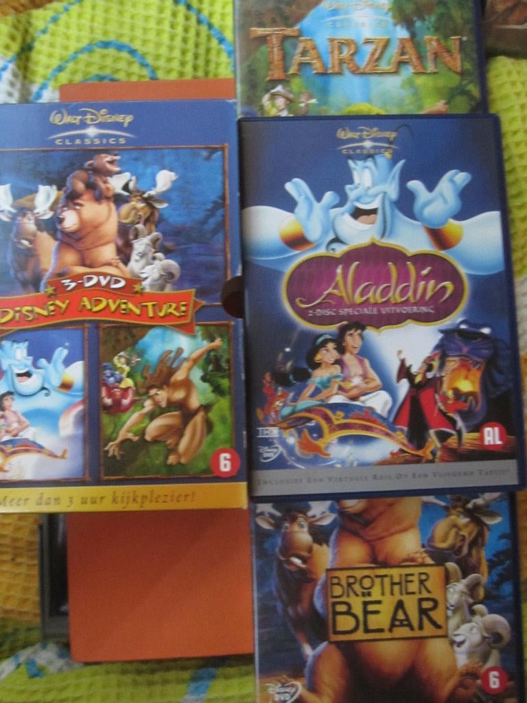3-DVD Disney Adventure (3 films sur 5 disques), À partir de 6 ans, Enlèvement ou Envoi, Dessin animé, Coffret