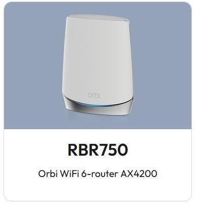 Netgear Orbi Mesh WiFi-6 AX4200 systeem, 1 + 3 stuks, Informatique & Logiciels, Points d'accès, Comme neuf, Enlèvement ou Envoi