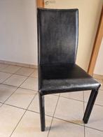Stoelen, Huis en Inrichting, Stoelen, Ophalen, Gebruikt, Zwart, Leer