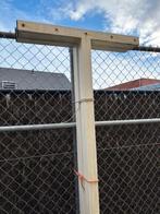 2 STERKE DROOGSTIJLEN MET BEVESTIGINSFLENS, Ophalen, Gebruikt