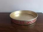 Grote ronde metalen plateau dienblad Brouwerij St Jozef, Ophalen of Verzenden, Gebruikt, Overige typen, Overige merken