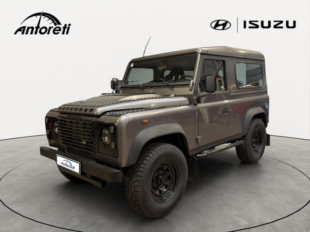 Land Rover Defender 2.4 Td4 90 E, Auto's, Land Rover, 90 kW, Zwart, 4 cilinders, Leder