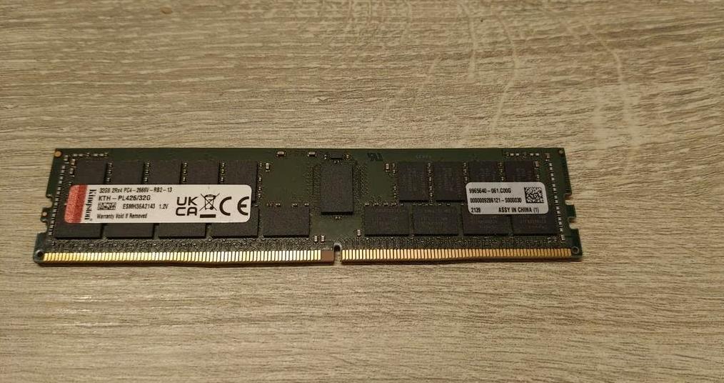 32Gb (1x32Go) ECC DDR4 Serveur Kingston, 32 GB, Enlèvement ou Envoi, DDR4, Serveur