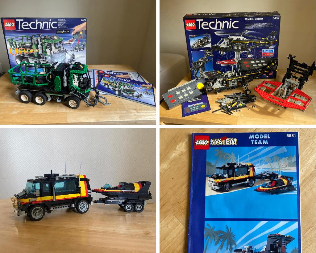 Lot 15 Lego Technic sets uit de jaren 1980-1990-2000, Ophalen, Gebruikt, Lego, Technic