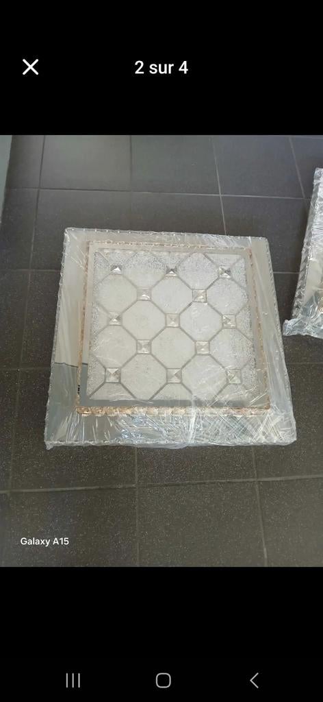 lustre LED cristal avec télécommande j'ai deux, Maison & Meubles, Enlèvement ou Envoi