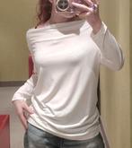 Mooie witte JBC blouse met boothals – Maat L, Ophalen, Maat 42/44 (L), Zo goed als nieuw, Lange mouw