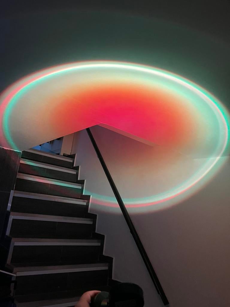 Lampe table - Lampe de projection - port USB - Multicolore, Maison & Meubles, Lampes | Lampadaires, Neuf, Enlèvement