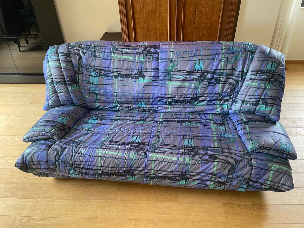 80’s zetelbed slaapbank (afhalen te Linkeroever 2e verdiep), Huis en Inrichting, Slaapkamer | Slaapbanken, Ophalen, Overige kleuren
