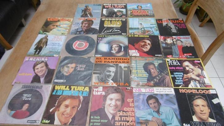 23 singles : Will Tura, Cd's en Dvd's, Vinyl | Nederlandstalig, Gebruikt, Ophalen of Verzenden