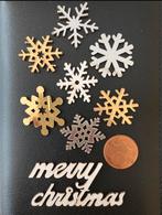 Houten folie sneeuwvlokjes, Hobby en Vrije tijd, Ophalen of Verzenden, Nieuw, Kerst