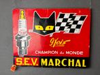 Sev Marchal oud reclamebord blik geen emaille, Verzamelen, Ophalen of Verzenden, Zo goed als nieuw, Reclamebord