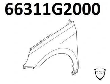 hyundai ioniq links zijscherm 66311g2000 spatbord, Auto-onderdelen, Carrosserie, Hyundai, Nieuw